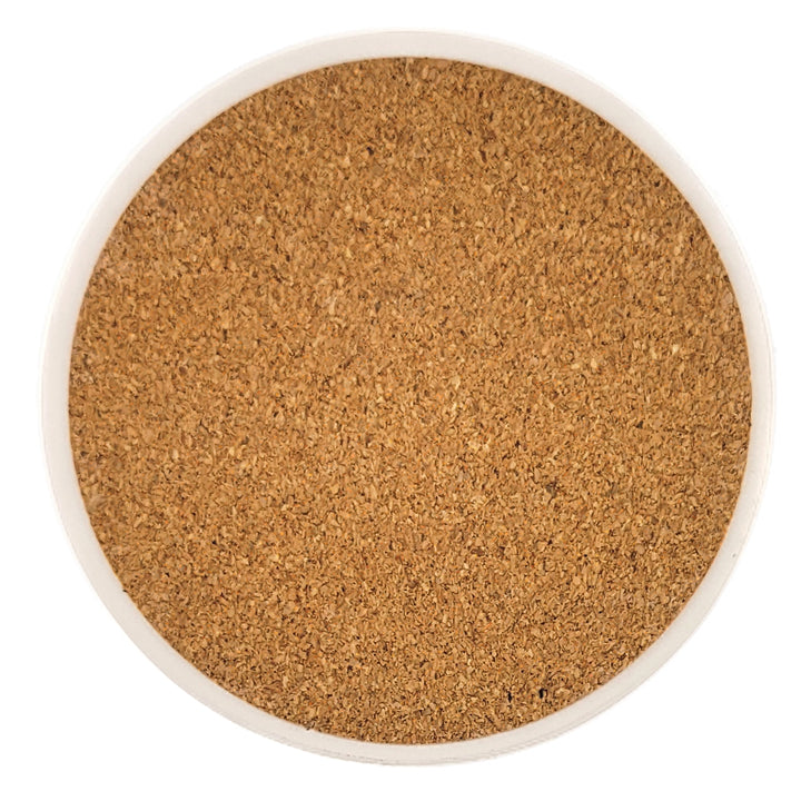 Ocean City Maryland Shells Ceramic Round Drink Coaster cork back.