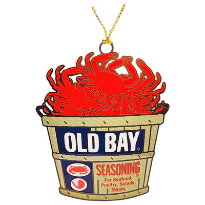 old bay seasoning bushel of crabs ornament