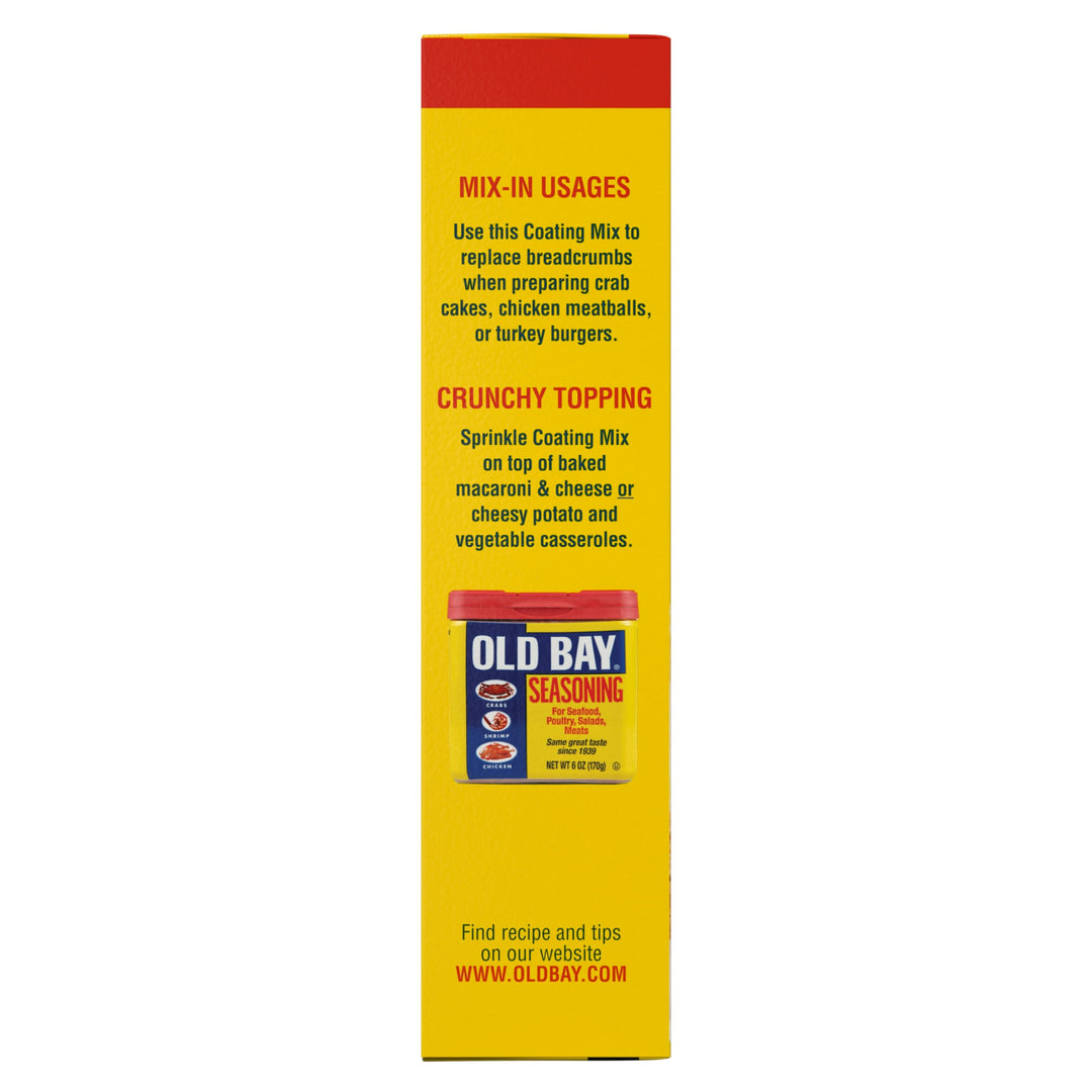 Old Bay Seasoning Coating Mix (side of box)