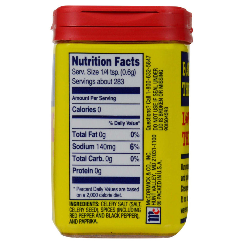 Obay Label Old Bay Seasoning 6oz. – The Maryland Store