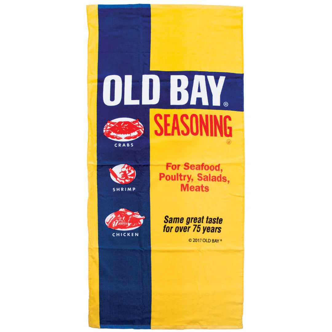Old Bay Seasoning Beach Towel