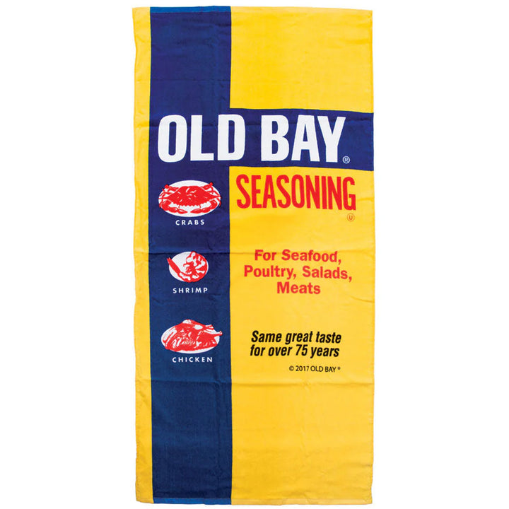 Old Bay Seasoning Beach Towel