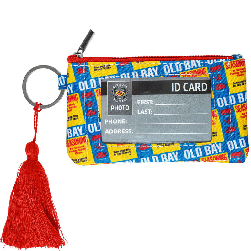 Old Bay Seasoning ID Wallet Key Ring