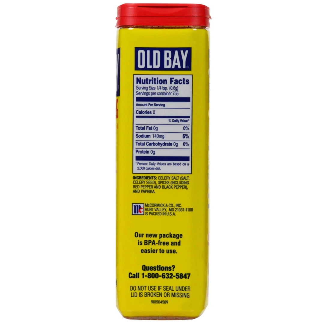 Old Bay Seasoning 16 oz. (1 lb.) Nutrition