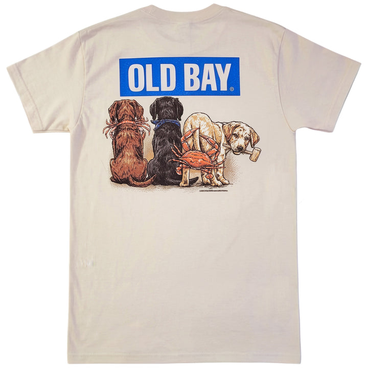 Old Bay Puppy Pinch T-Shirt Back Design