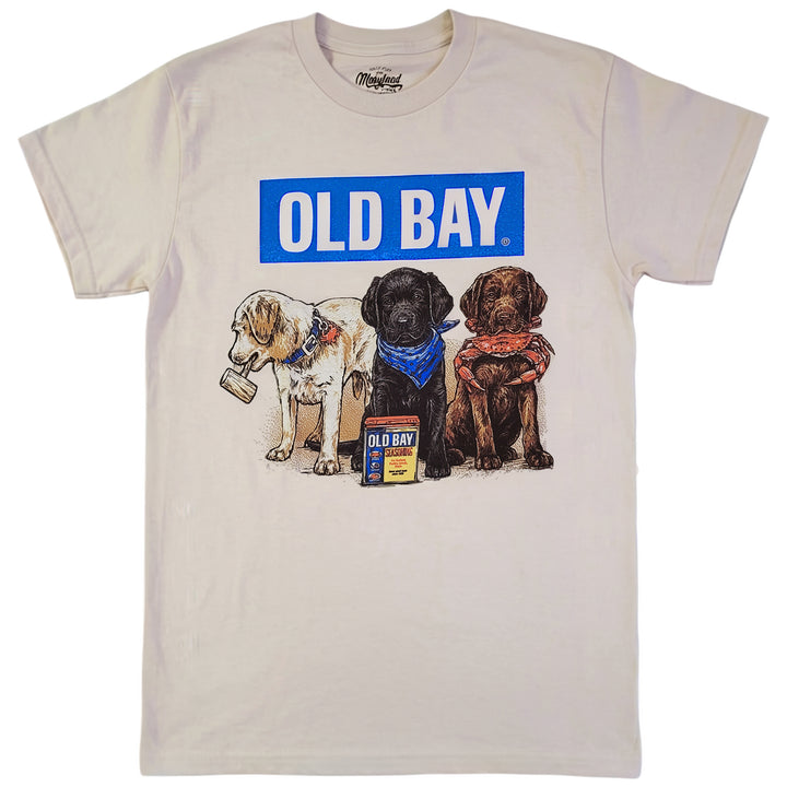 Old Bay Puppy Pinch T-Shirt Front Design