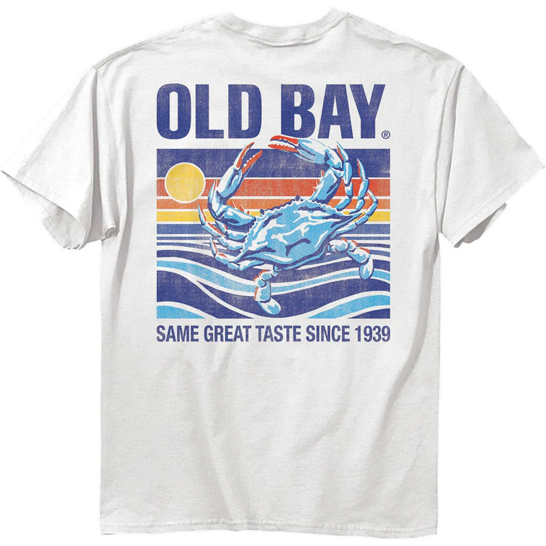 Old Bay Seasoning Retro Crab Scene T-Shirt