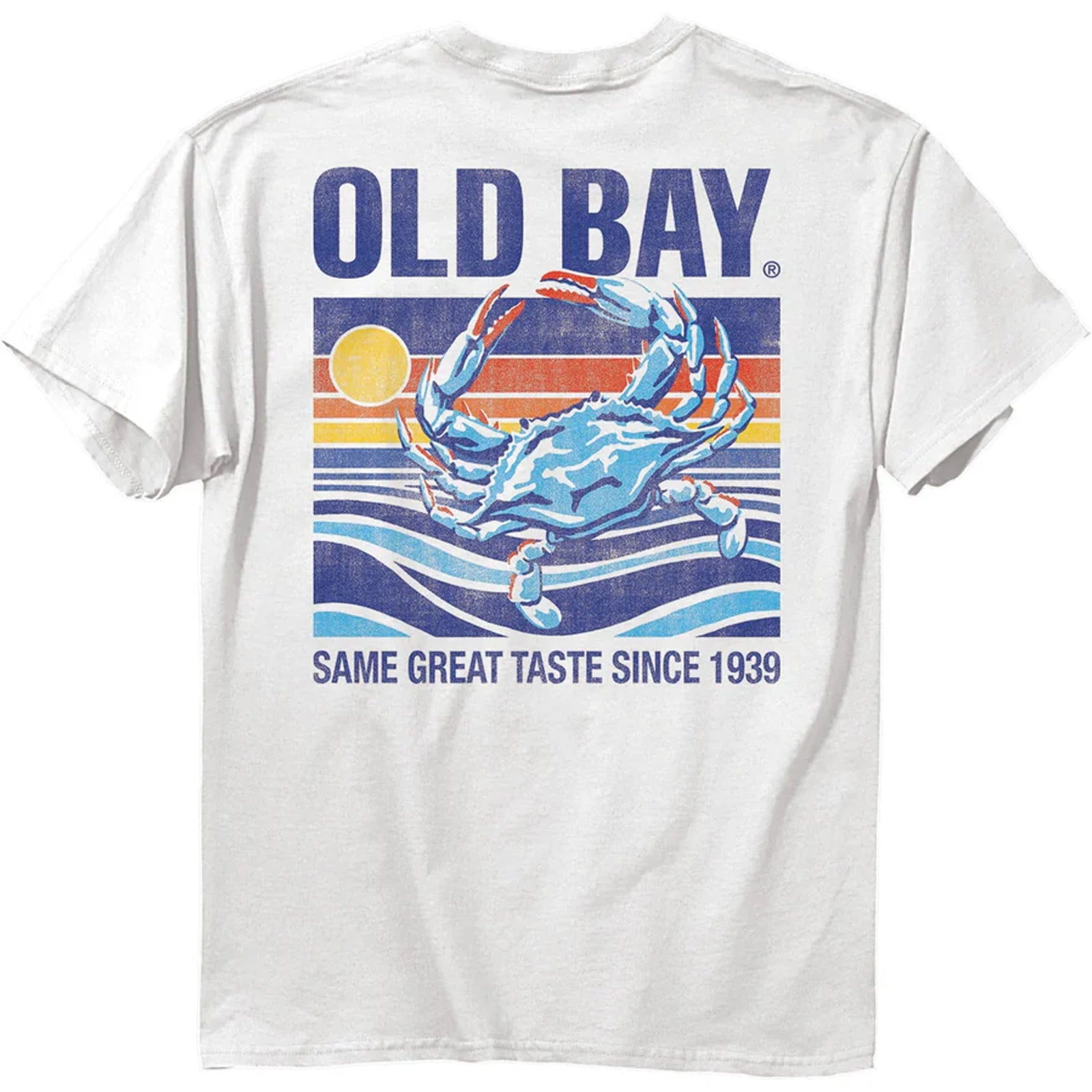 Old Bay Seasoning Retro Crab Scene T-Shirt