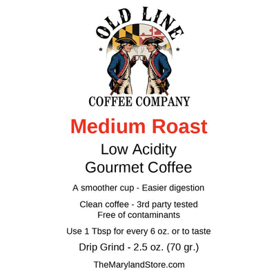 Old Line Coffee Company Medium Roast 2.5oz