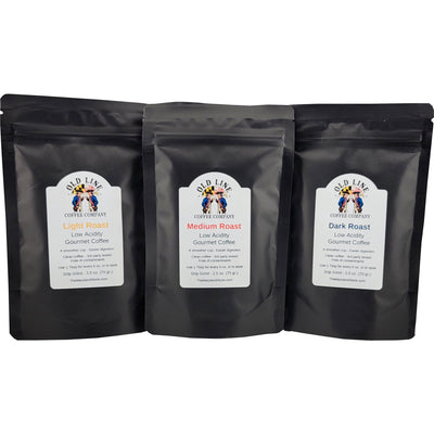 Old Line Coffee 2.5 oz Bags - Three Different Roasts