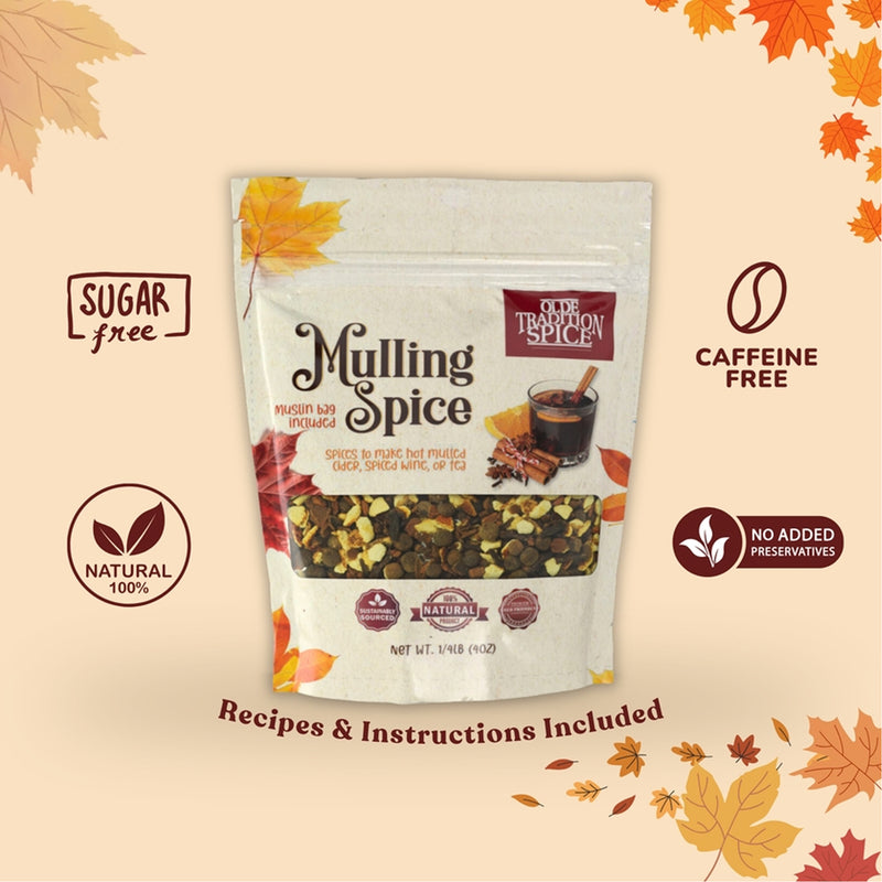 Olde Tradition Mulling Spices Kit with Muslin Bag
