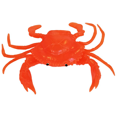 orange crab squeak toy top