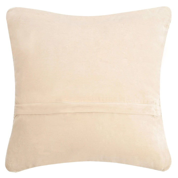 Oriole Black Eyed Susan Hooked Wool Pillow (back)