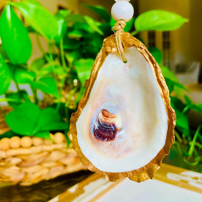 Oyster Shell Natural Ornament