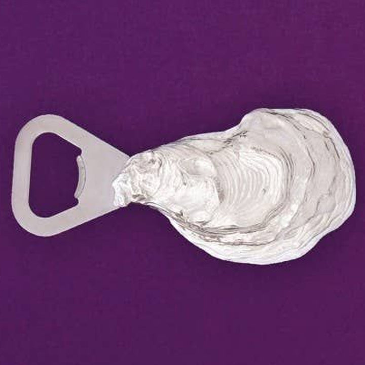Oyster Shell Bottle Opener Pewter