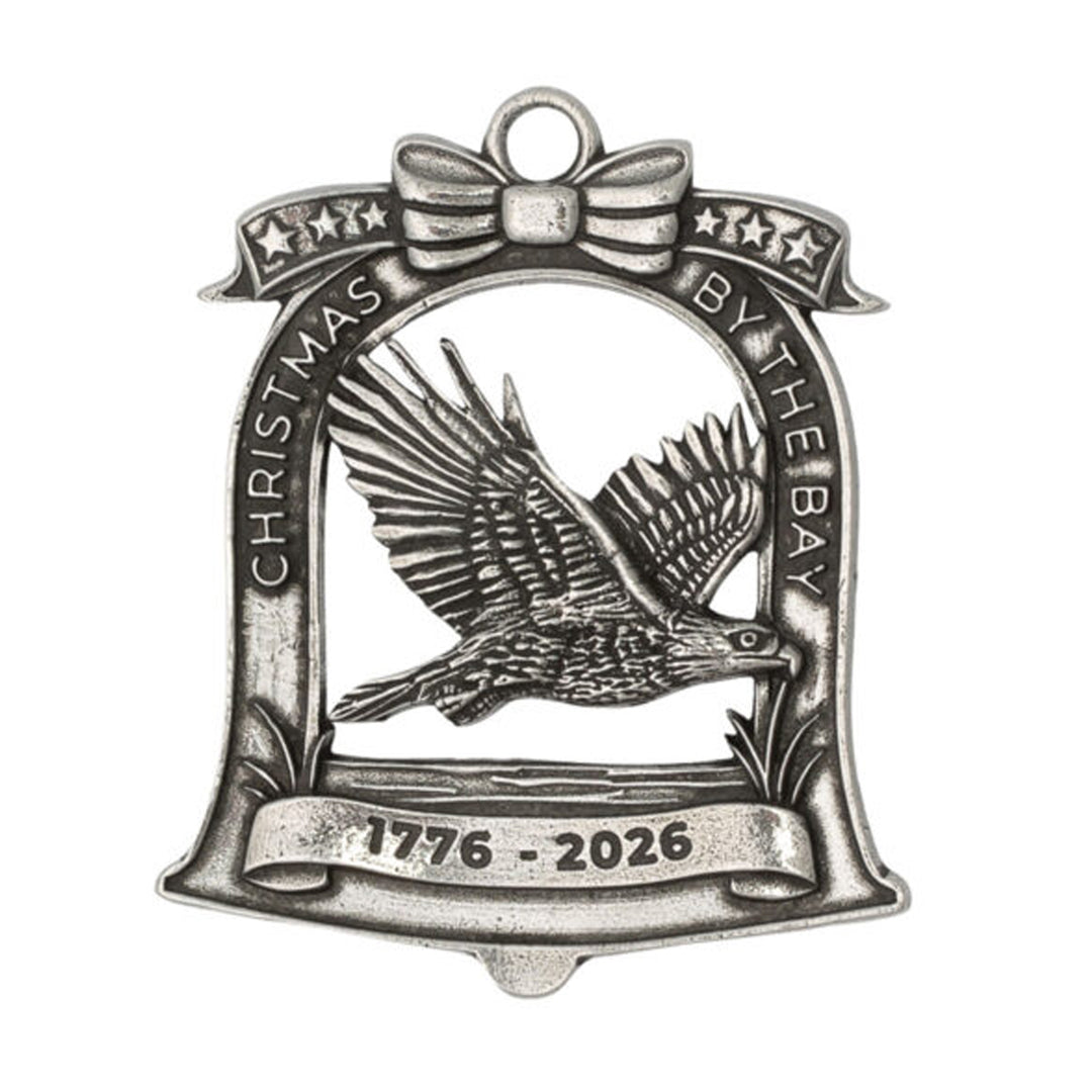 Christmas By The Bay 1776-2026 Pewter Ornament