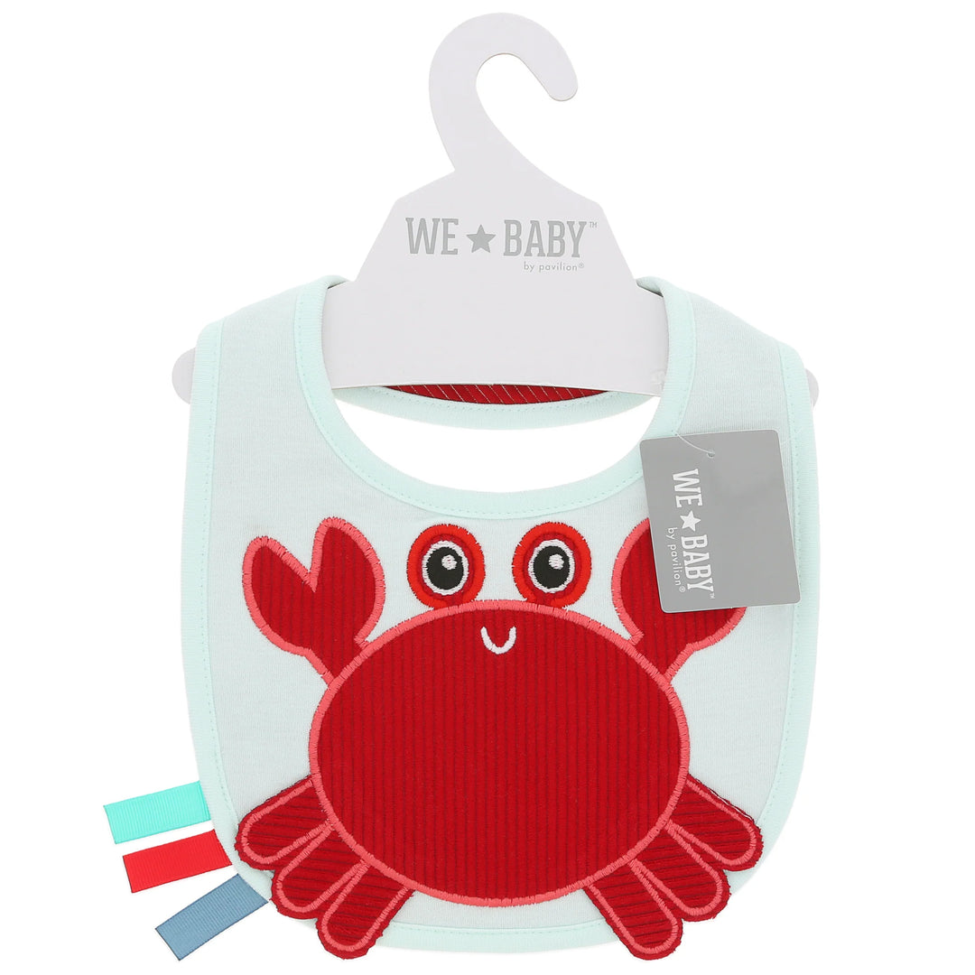 Pinch Perfect Crab Baby Activity Bib
