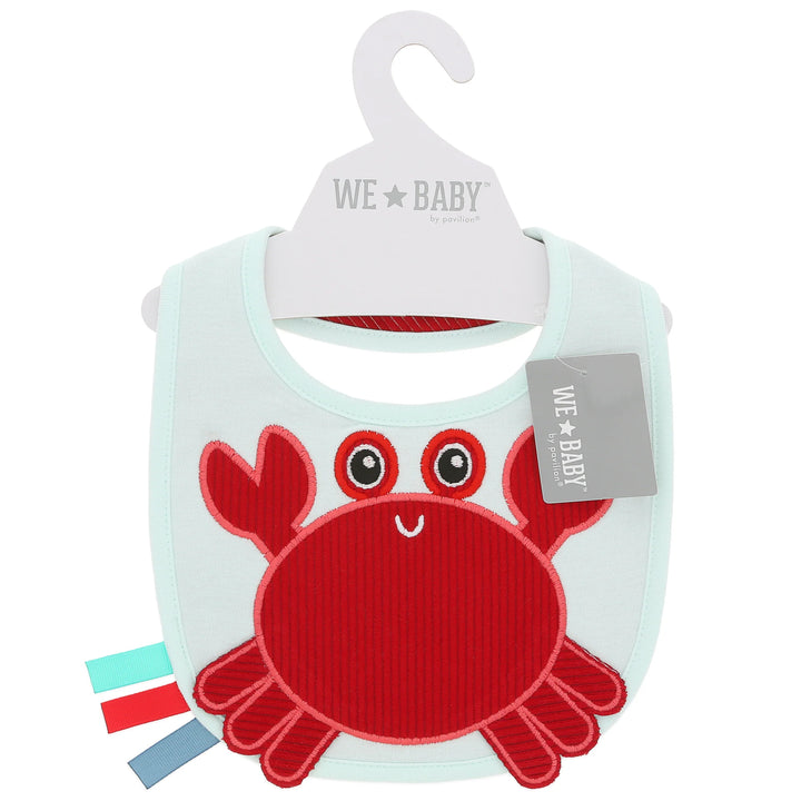 Pinch Perfect Crab Baby Activity Bib