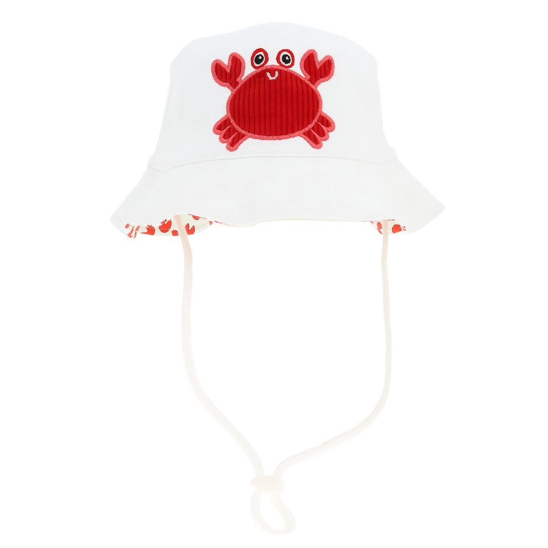 Pinch Perfect Crab Baby Sun Bucket Hat