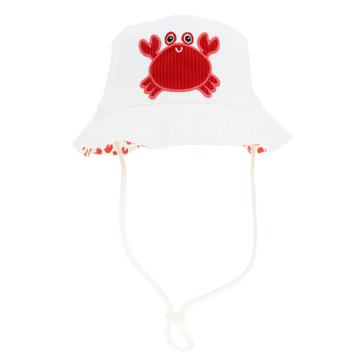 Pinch Perfect Crab Baby Sun Bucket Hat