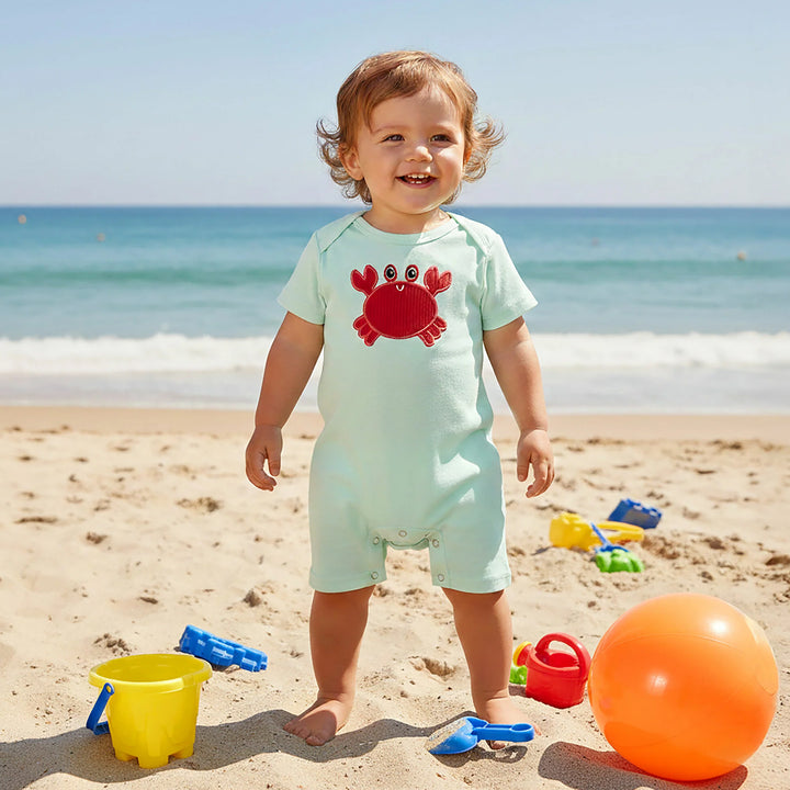 Pinch Perfect Crab Infant Baby Romper