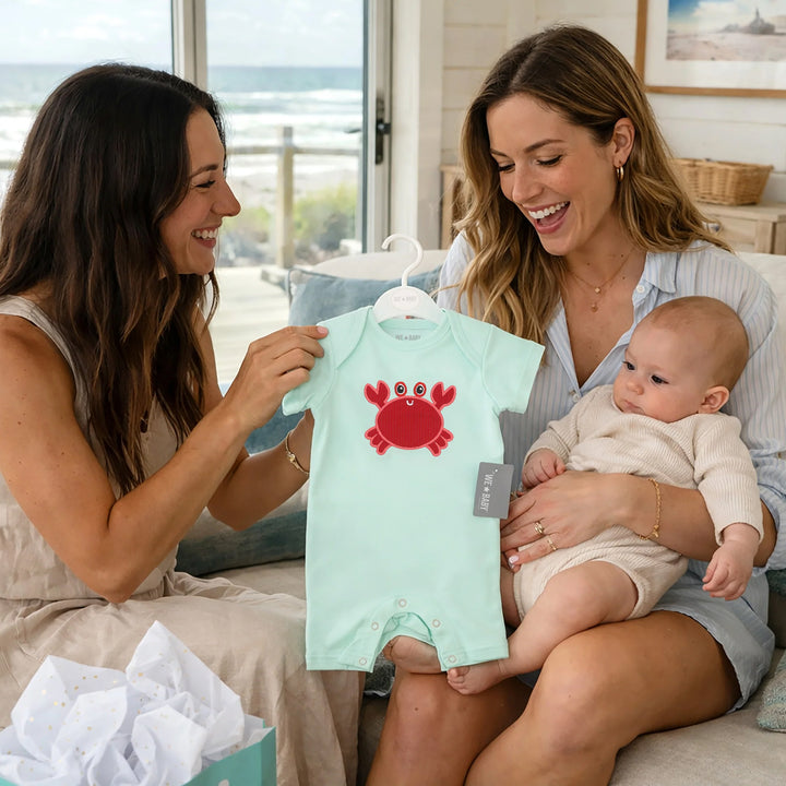 Pinch Perfect Crab Infant Baby Romper