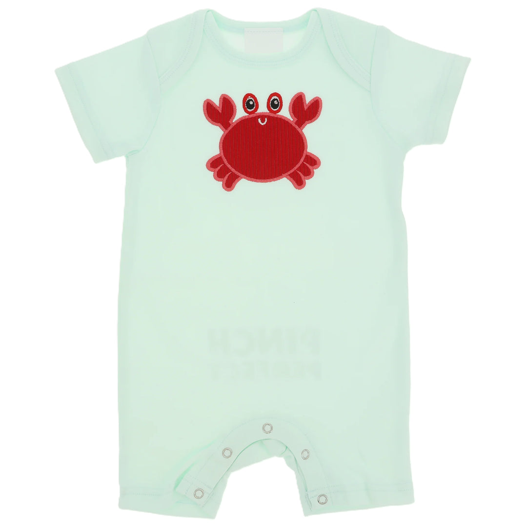 Pinch Perfect Crab Infant Baby Romper