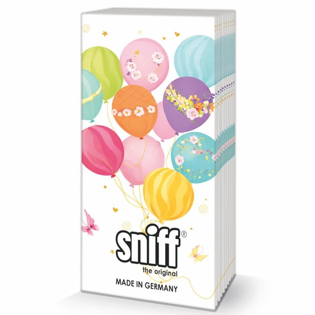 Pocket Tissue Pack - Balloons Pastel Floral