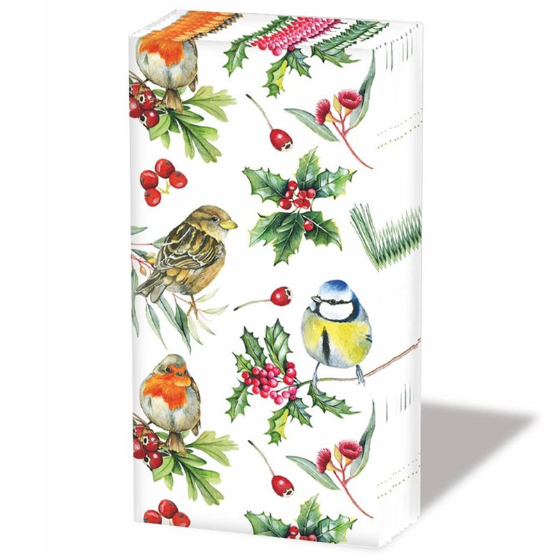 Pocket Tissue Pack - Birds In Winter