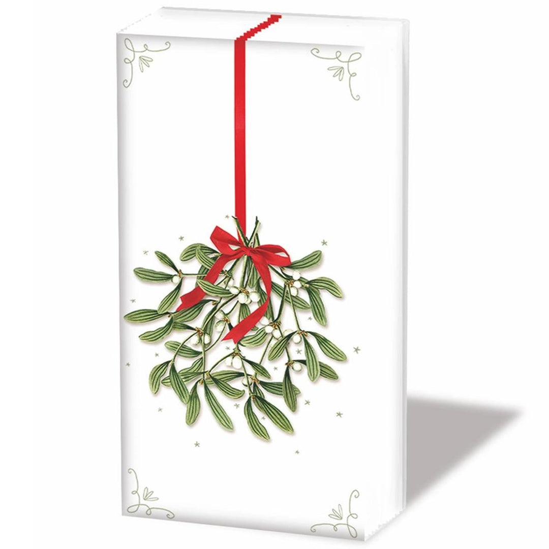 Pocket Tissue Pack - Christmas Mistletoe Kissing Ball