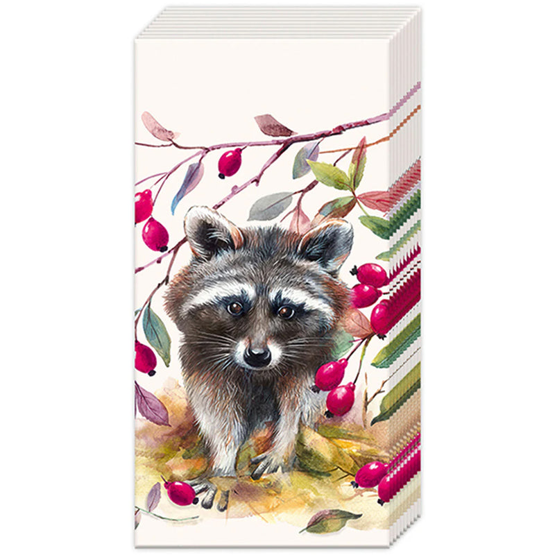 Pocket Tissue Pack - Raccoon Bandit