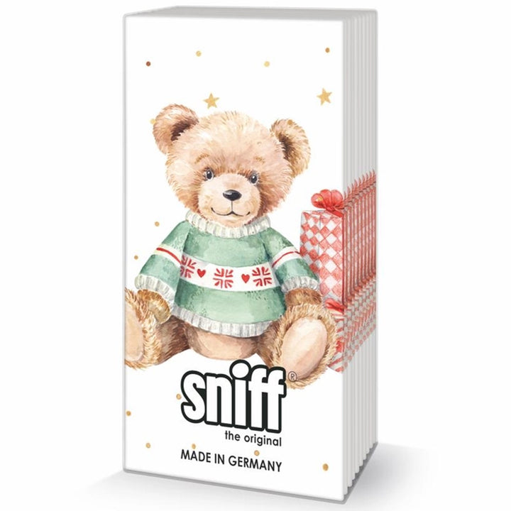 Pocket Tissue Pack - Teddy Bear Sweater