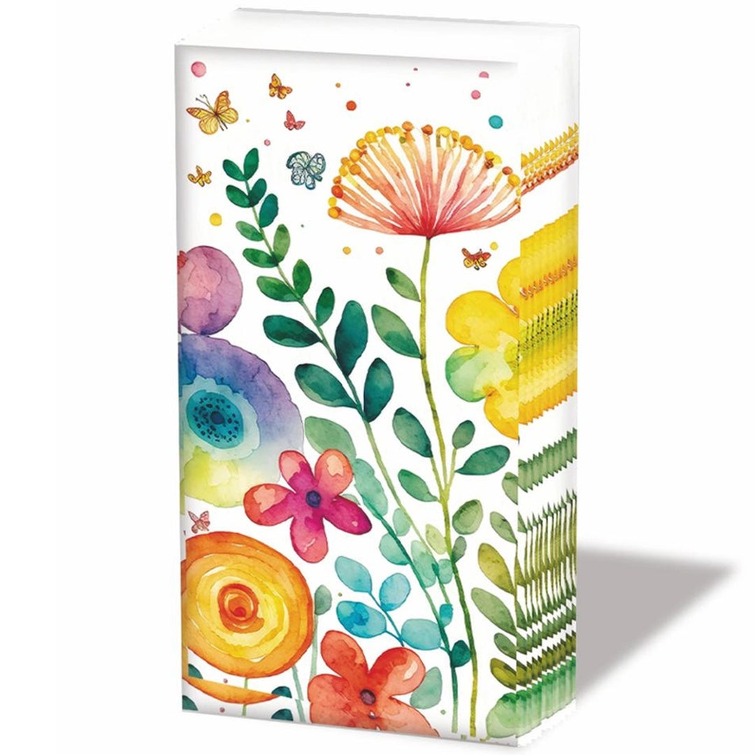 Pocket Tissue Pack - Vibrant Spring Flowers