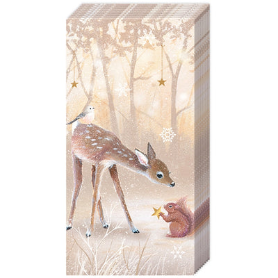 Pocket Tissue Pack - Winter Fawn and Friends