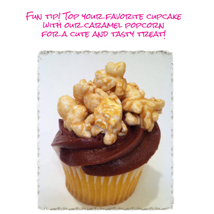 Popsations Caramel Popcorn Tip! Top a cupcake!