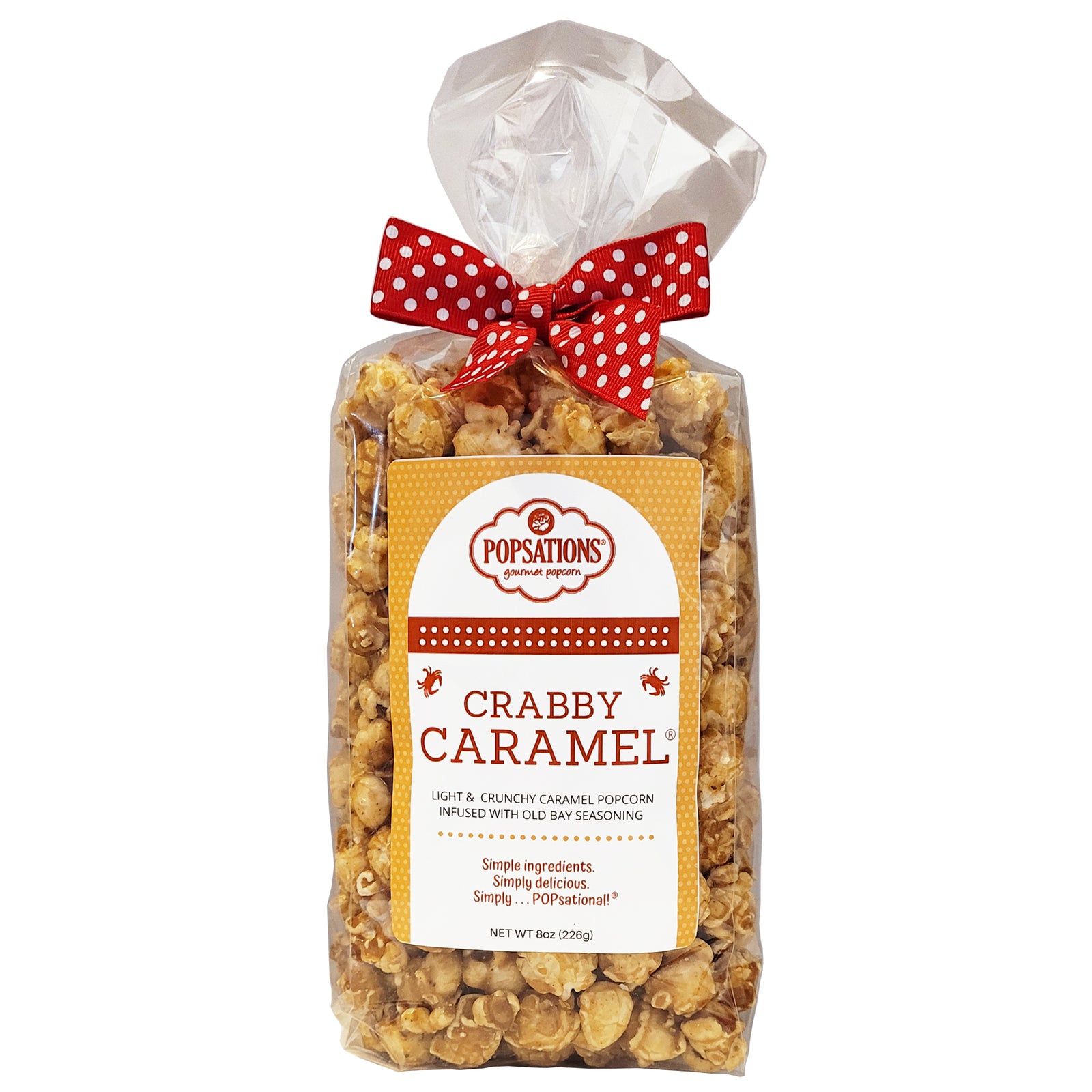 popsations crabby caramel popcorn