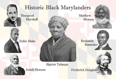 Postcard - Historic Black Marylanders