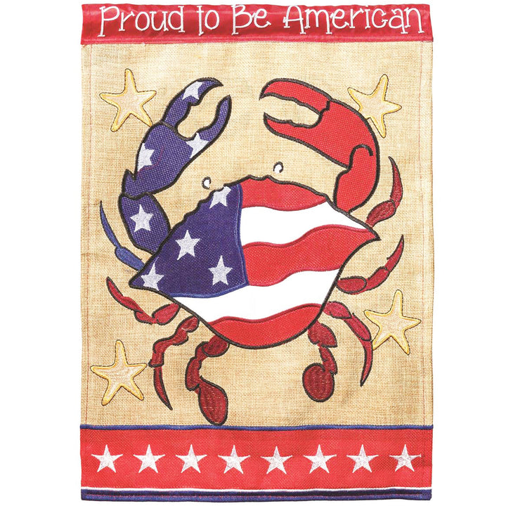 Proud To Be American Crab Flag (Sleeve)