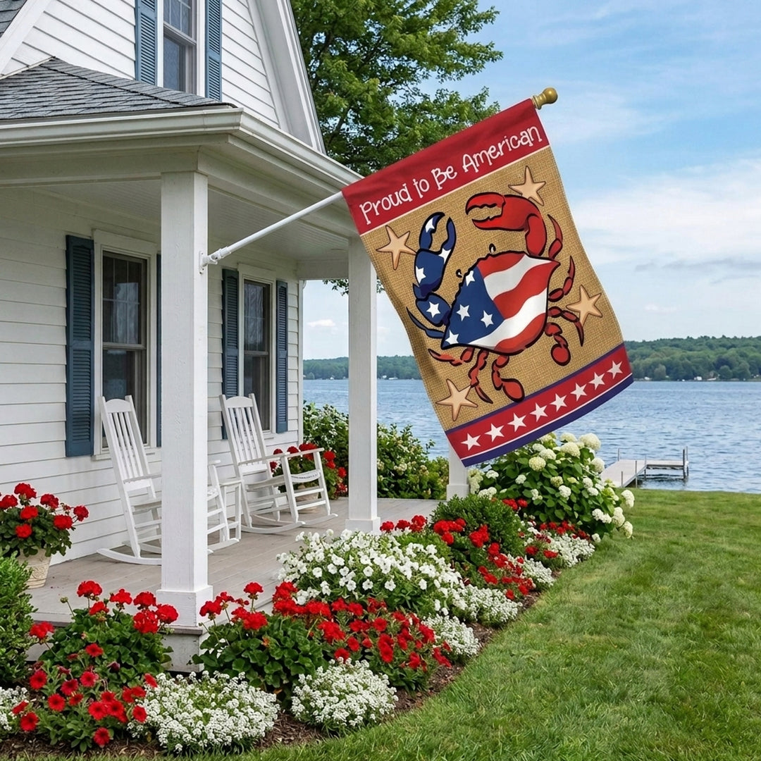 Proud To Be American Crab Flag (Sleeve) Scene