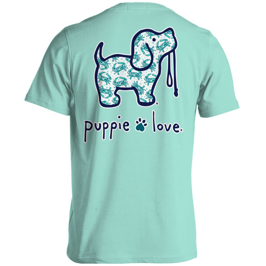 Puppie Love® Crab Pattern Pup Adult T-Shirt