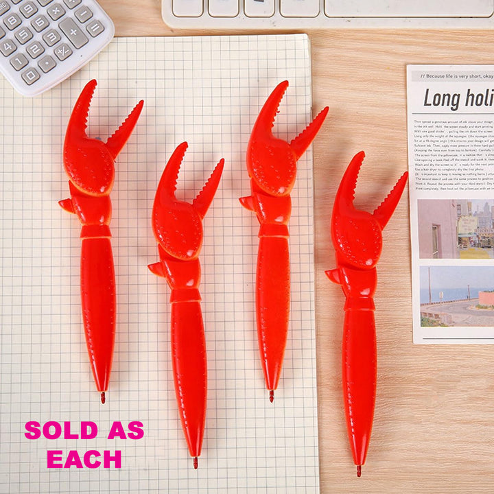 Red Crab Claw Pen Scene (Sold as each)