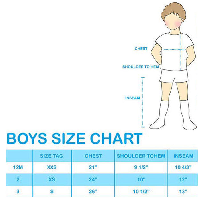 Red Crab Embroidered Boys Plaid Short Set (size chart)