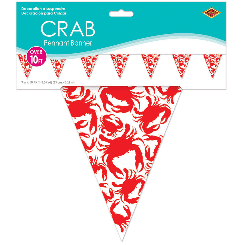 Red Crab Pennant Banner (packaging)