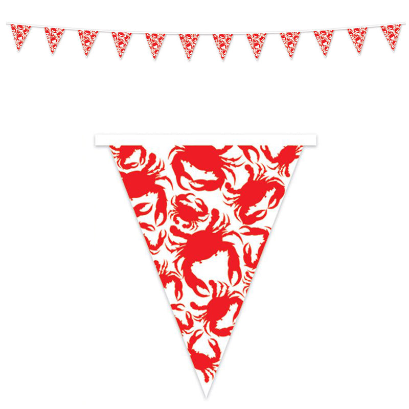 Red Crab Pennant Banner