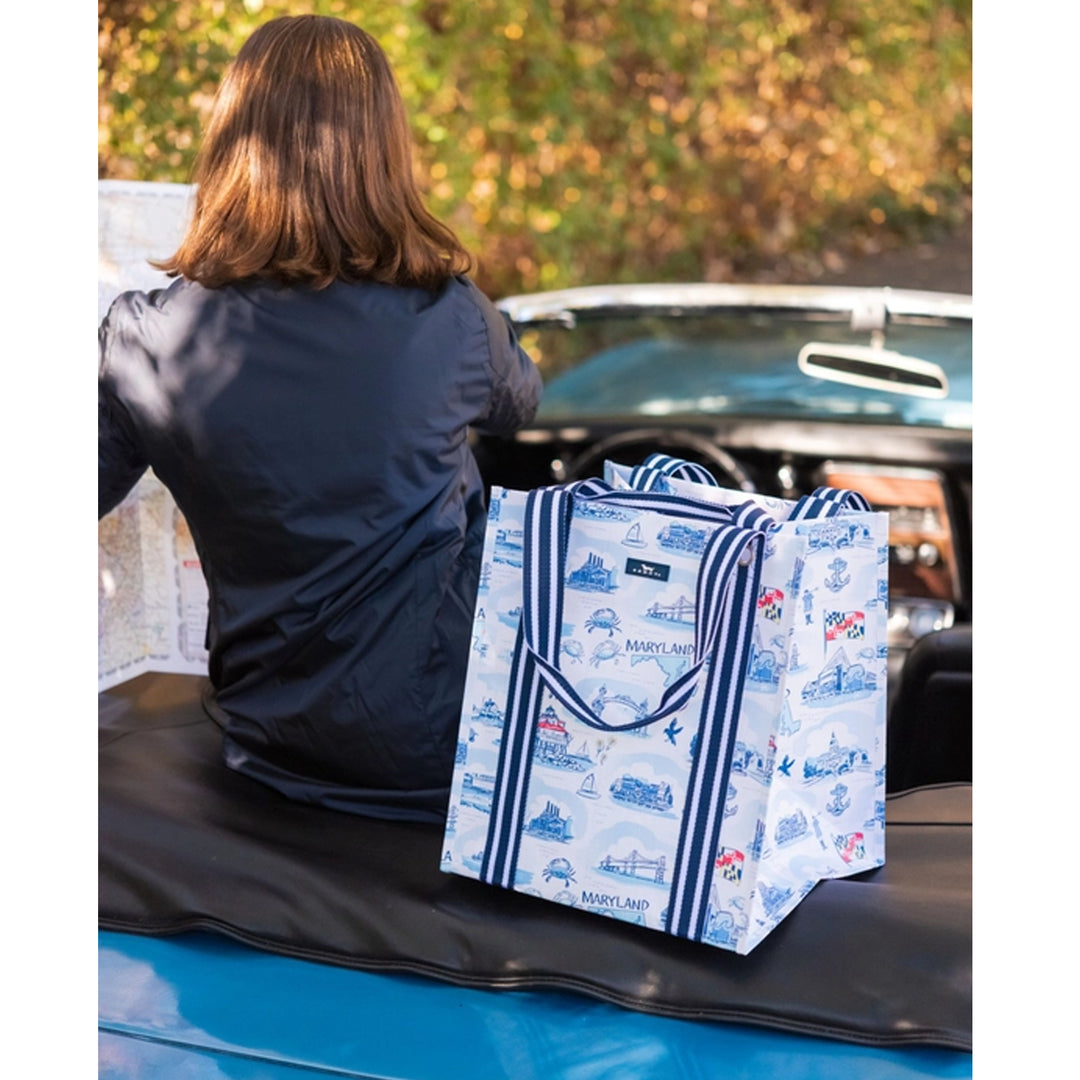 Scout Maryland Toile Bagette Market Tote