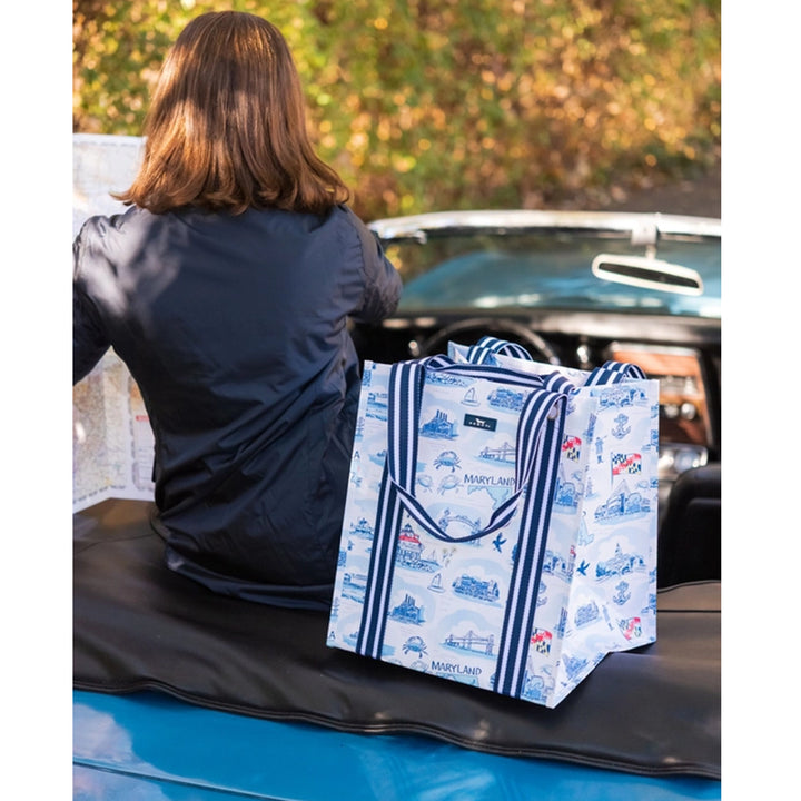 Scout Maryland Toile Bagette Market Tote