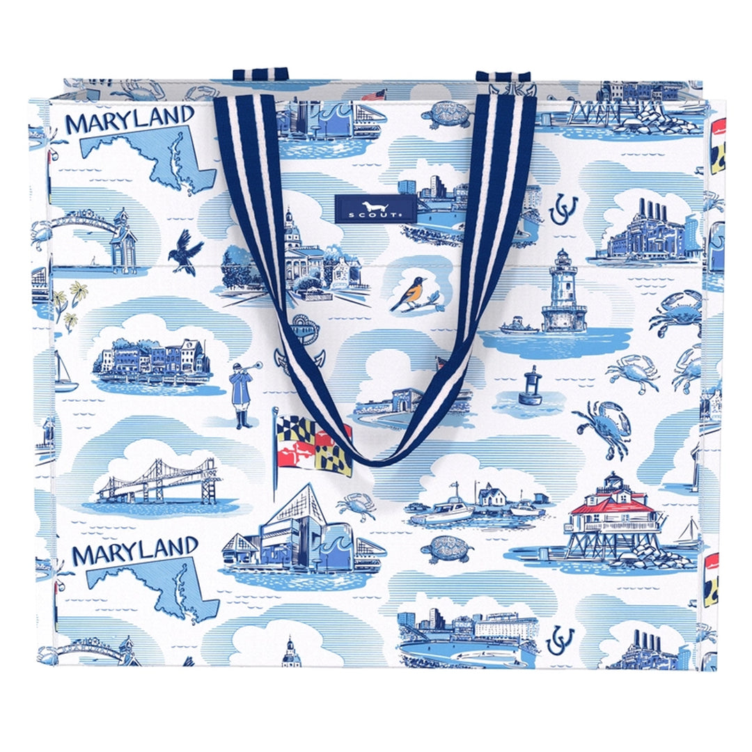 Scout Maryland Toile Large Gift Tote Bag