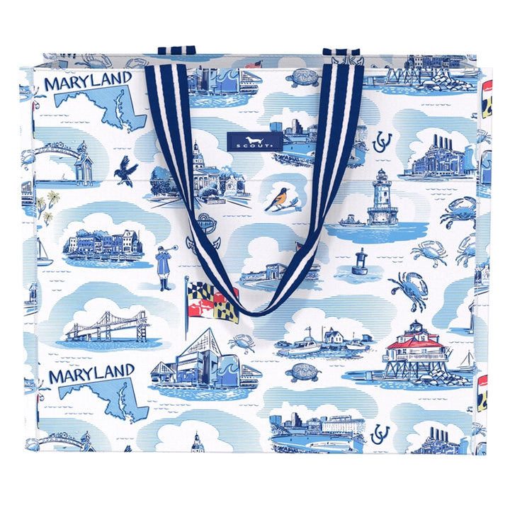 Scout Maryland Toile Large Gift Tote Bag