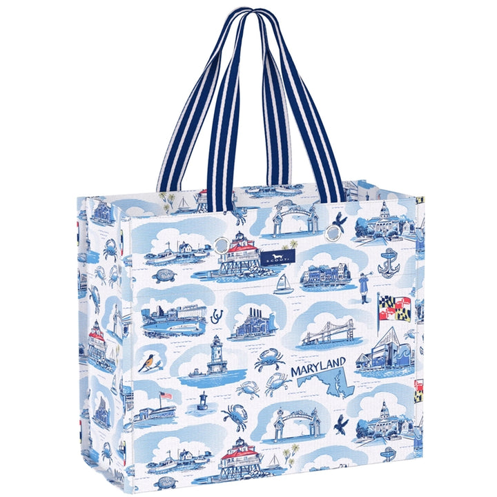 Scout Maryland Toile Large Gift Tote Bag