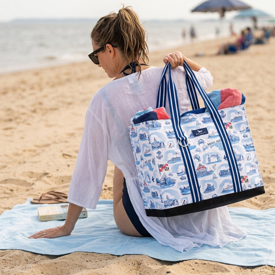 Scout Maryland Toile Original Deano Large Tote
